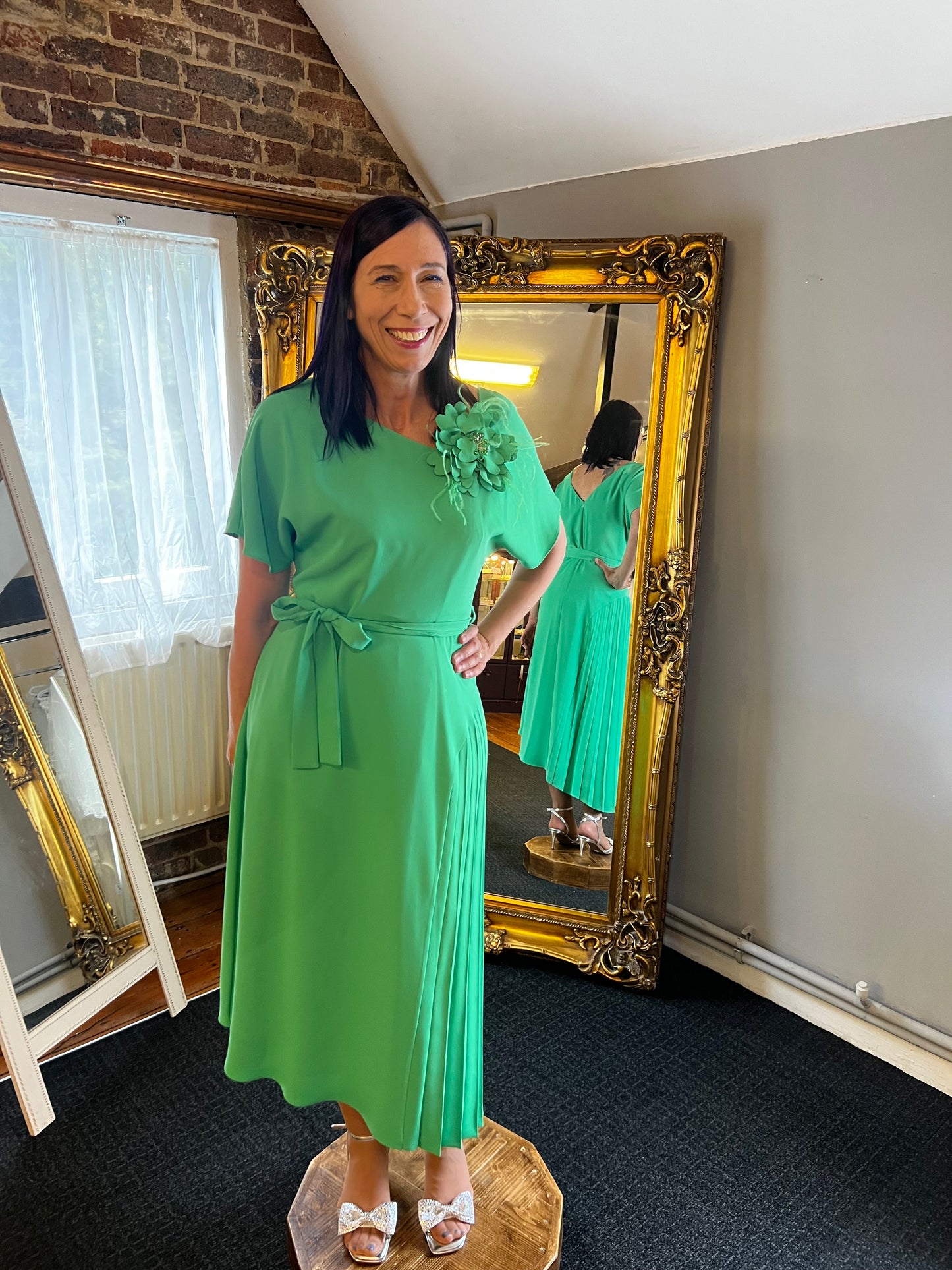 Jade Asymmetric Dress
