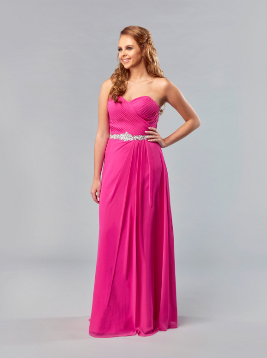 Jasmine Bridesmaid Dress - Hot Pink