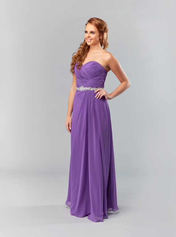 Jasmine Bridesmaid Dress - Purple