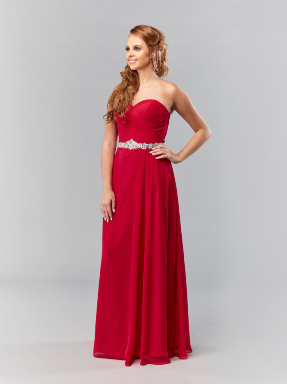 Jasmine Bridesmaid Dress - Red