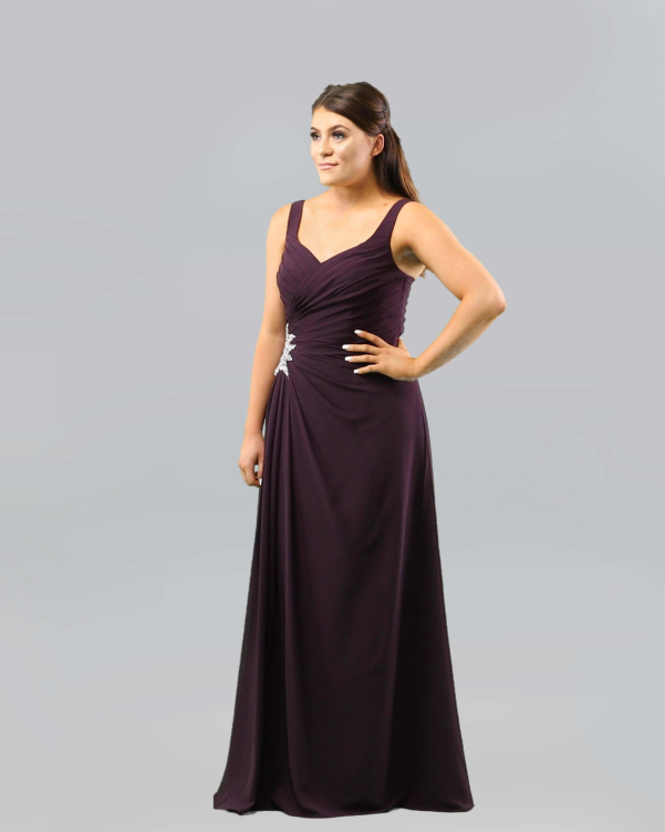 Molly Bridesmaid Dress - Plum